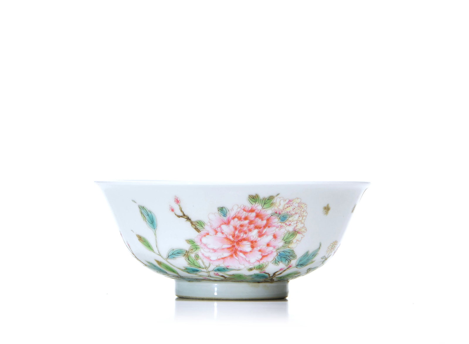 Chinese Famille Rose Peony Bowl (1 of 15)
