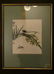 Chinese Antique Printed Painting Qi Baishi Framed