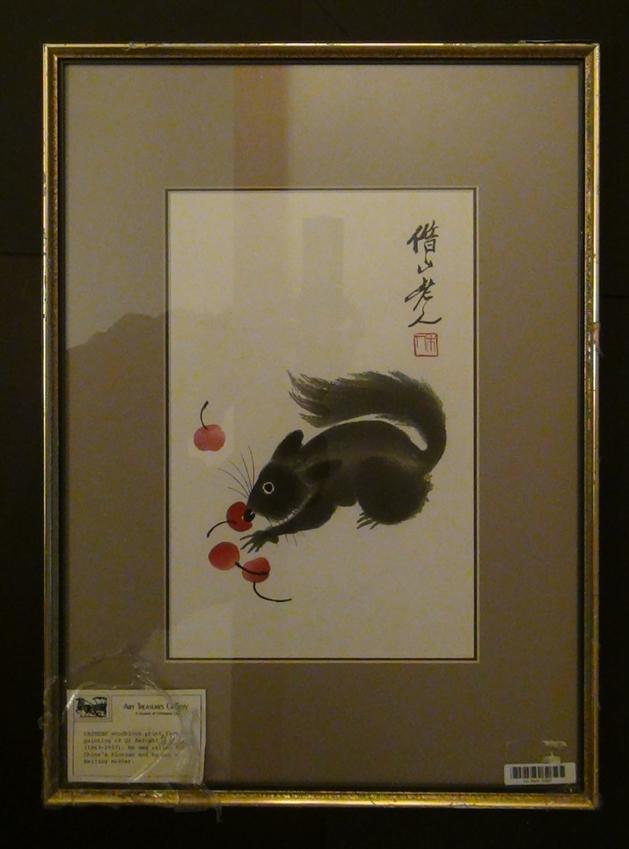 CHINESE ANTIQUE FLOWER  PAINTING BY SHOU PING (1 of 14)