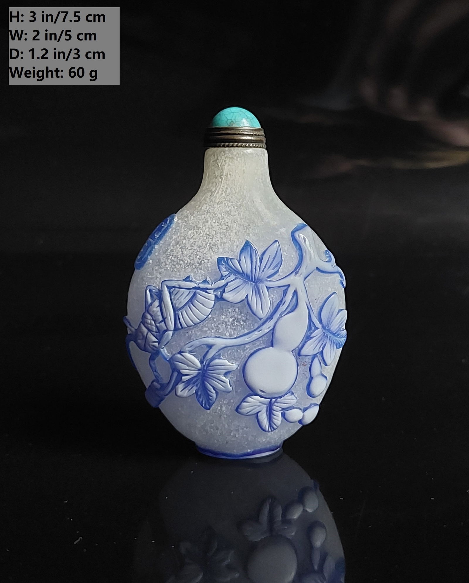 CHINESE VINTAGE  COLLECTABLE PEKING GLASS OVERLAIED SNUFF BOTTLE (1 of 10)