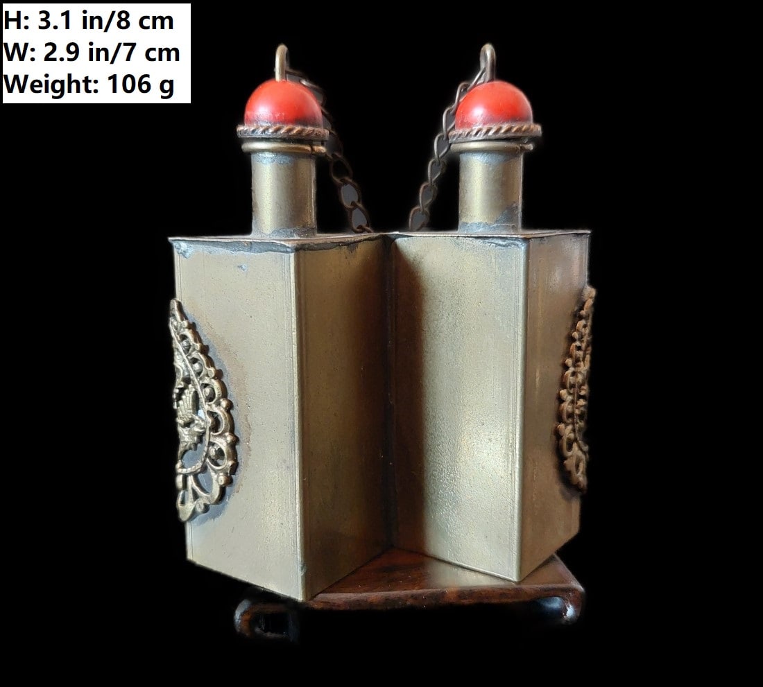 OLD CHINESE ANTIQUE SNUFF BOTTLE (1 of 7)