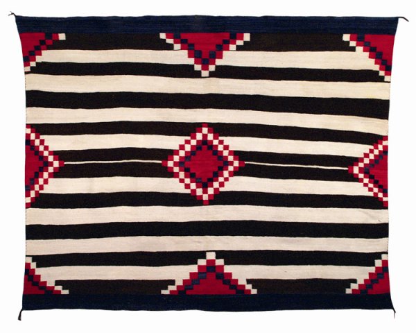 A Navajo Chief's blanket, last quarter of the 19th
