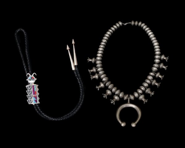Two pieces of Southwest jewelry, 20th century. Cha