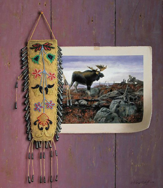 William Acheff b. 1947; Up North ; Oil; 16 x 14 i: William Acheff b. 1947; Up North; Oil; 16 x 14 inches; Signed lower right and dated 2008