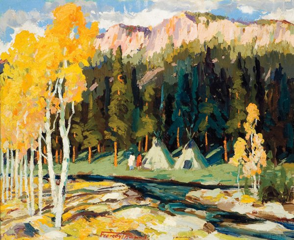 Fremont F. Ellis 1897-1985; Apache Country ; Oil;
