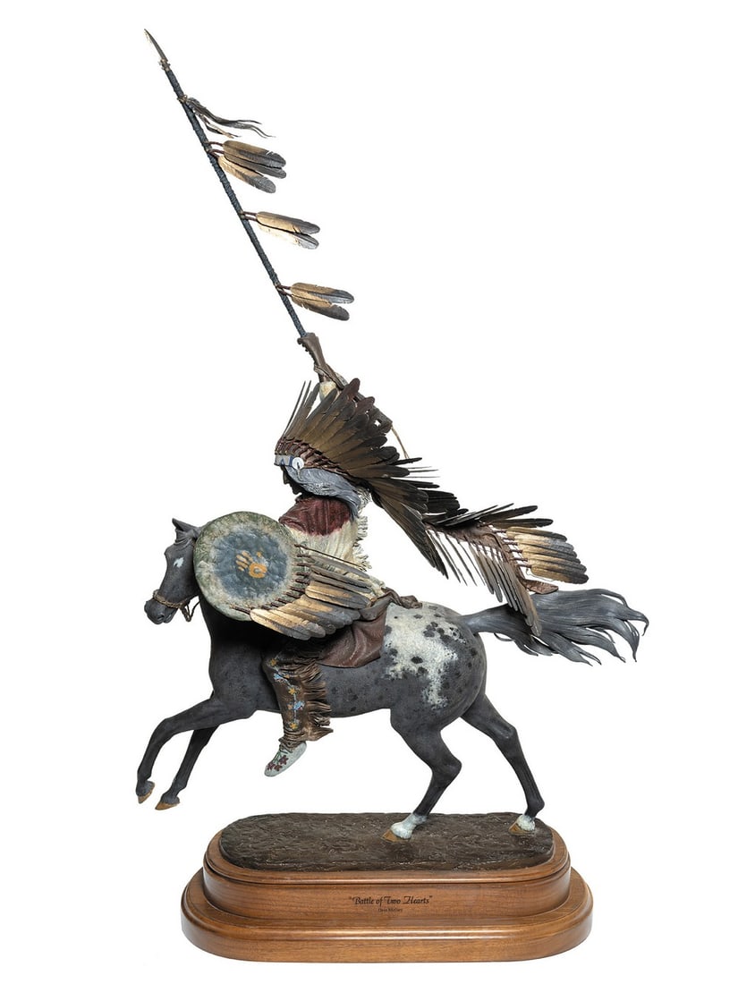 Dave McGary, "Battle Of Two Hearts" (1 of 1)