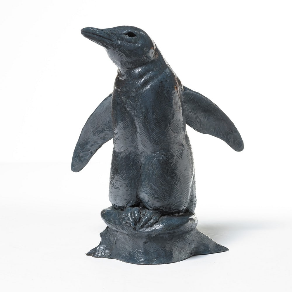Dan Ostermiller, "Gentoo": Bronze, cast 8/20, 12 inches overall height (Shipping Dimensions: 12x11x6 inches - 9 lbs.)