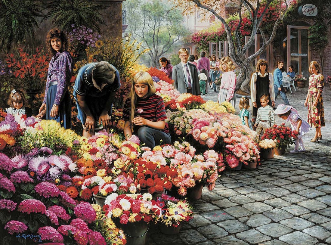 Alfredo Rodriguez, "Zwishen den Blumen" (1 of 2)