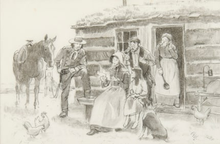 Don Spaulding, "The Letter, study"