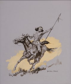 Joe Rader Roberts, "Apache Warrior"