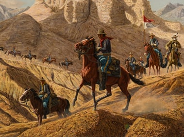 Joe Grandee, "Patrolling the Bluffs Above Terlingua Creek"