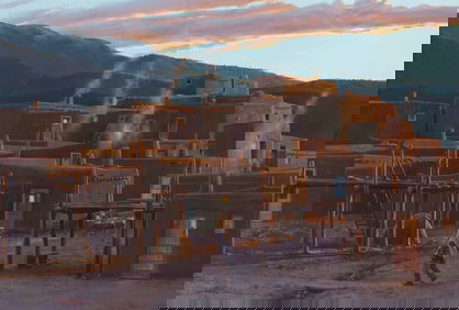 Bill Hughes, "Adobes at Night"