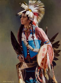 Don Crowley, "Shoshone Warrior"