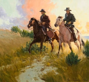 Bruce Greene, "Sunset at the Cedar Top"