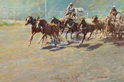 Ron Crooks, "Chuckwagon Race"