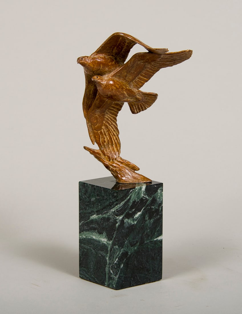 Kent Ullberg, "Eagle Pair" (1 of 3)