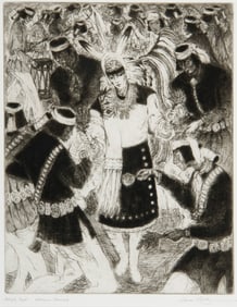 Gene Kloss, "Keresan Dancers"