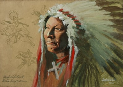 Ralph Wall, "Chief High Hawk"