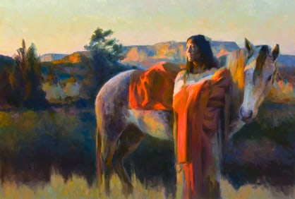Tom Darro, "Cheyenne Mother and Child"