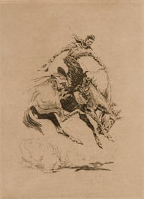 Edward Borein, "Sitting Pretty"