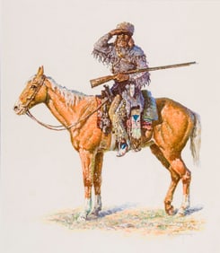 R. Farrington Elwell, "Trapper Looking West"