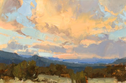 Bill Anton, "Winter Sunset"