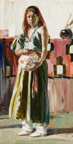 John Moyers, "Tomasita with Parrot Pot"