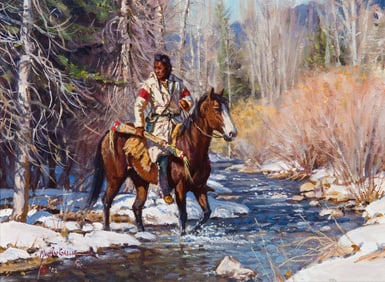 Martin Grelle, "Apsaroke Scout"