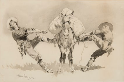 Frederic Remington, "Goot Packers at Work"