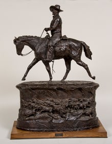 Harry Jackson, "John Wayne, First Unfinished Model for the Monument"