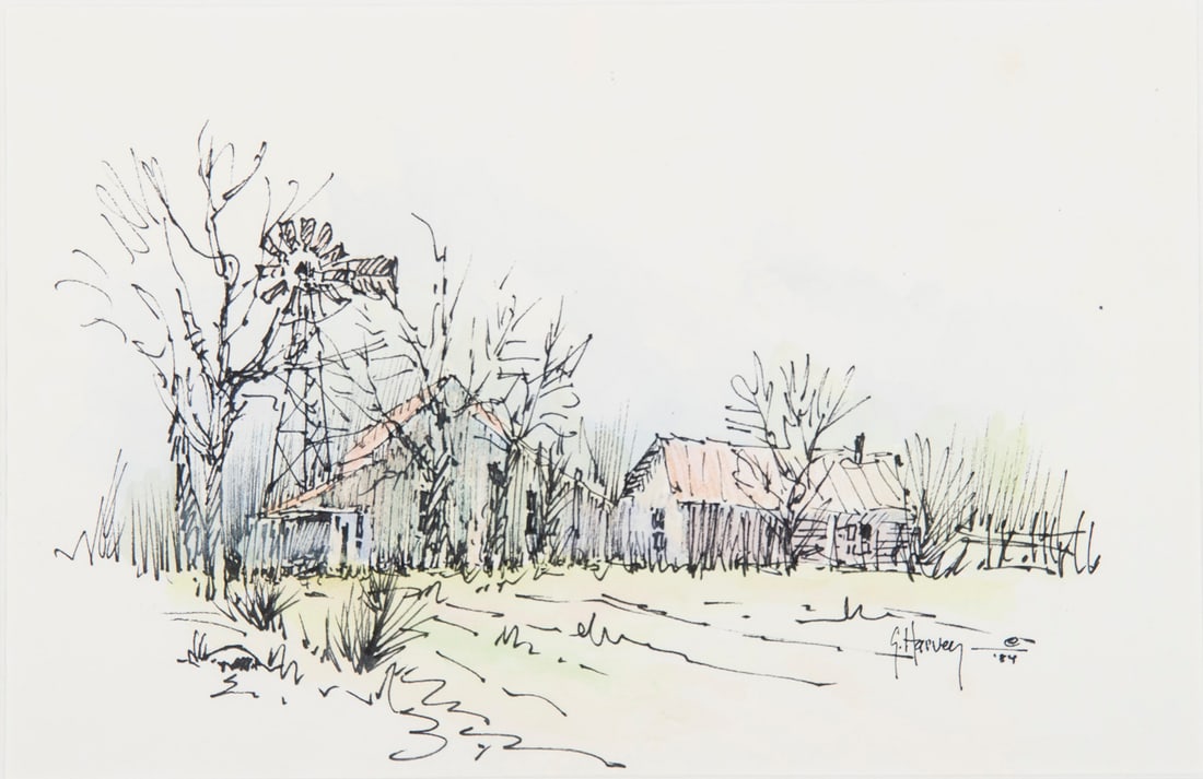 G. Harvey, "Afternoon Light - Study" (1 of 3)