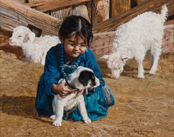 Ray Swanson, "The New Navajo Sheepdog"