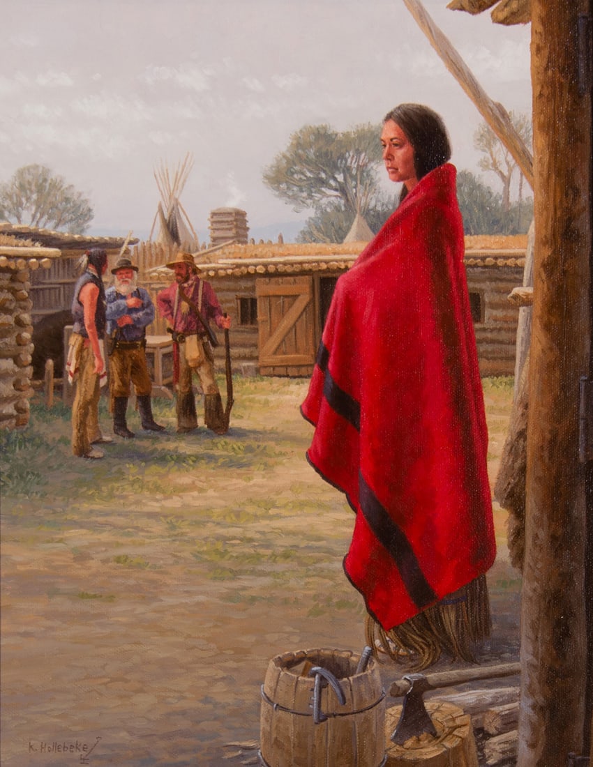 Karin Hollebeke, "Red Blanket" (1 of 3)