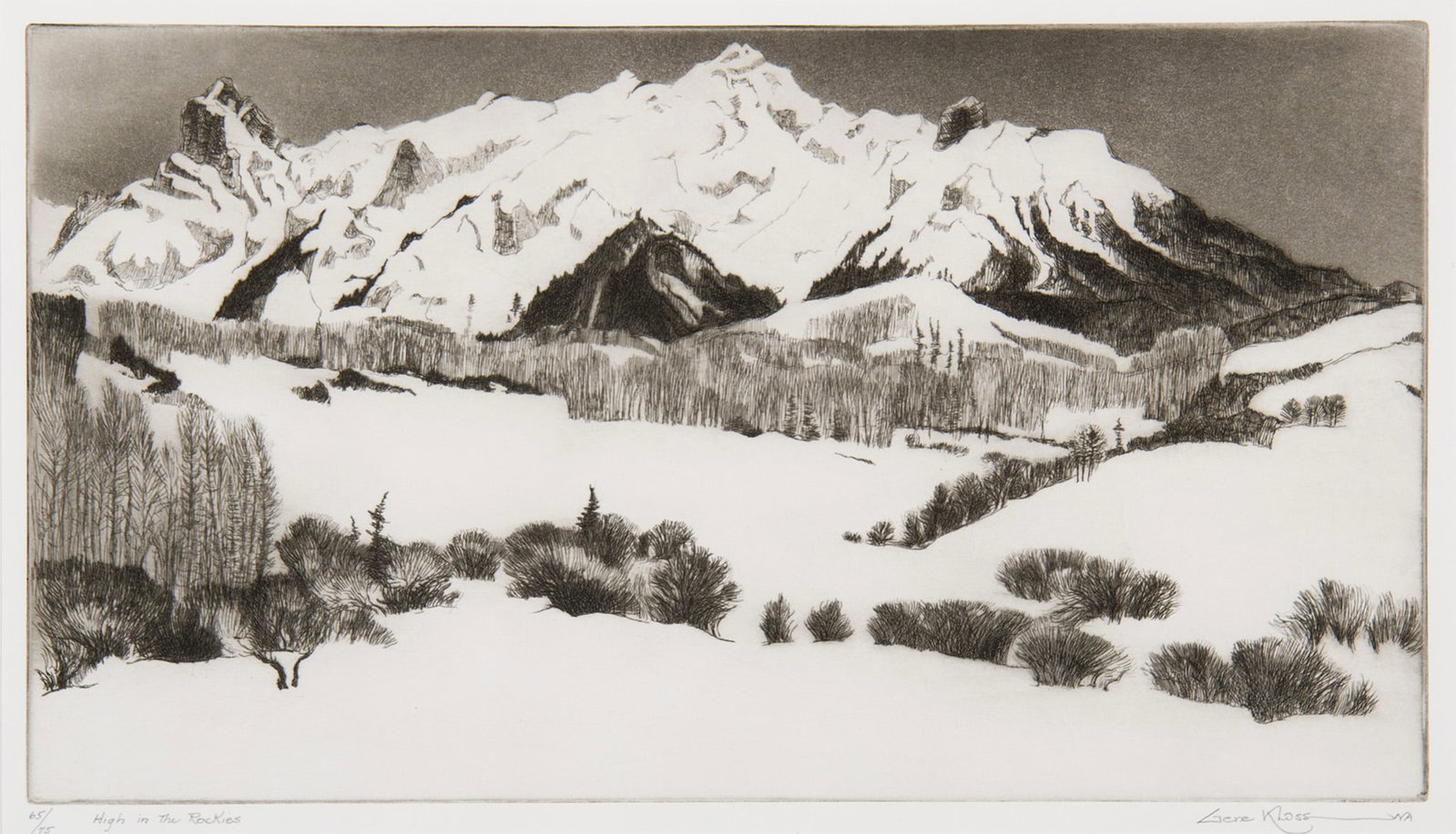 Gene Kloss, "High in the Rockies" (1 of 3)