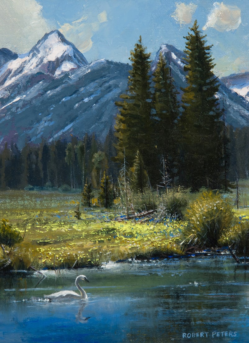 Robert Peters, "Living Waters - study" (1 of 3)