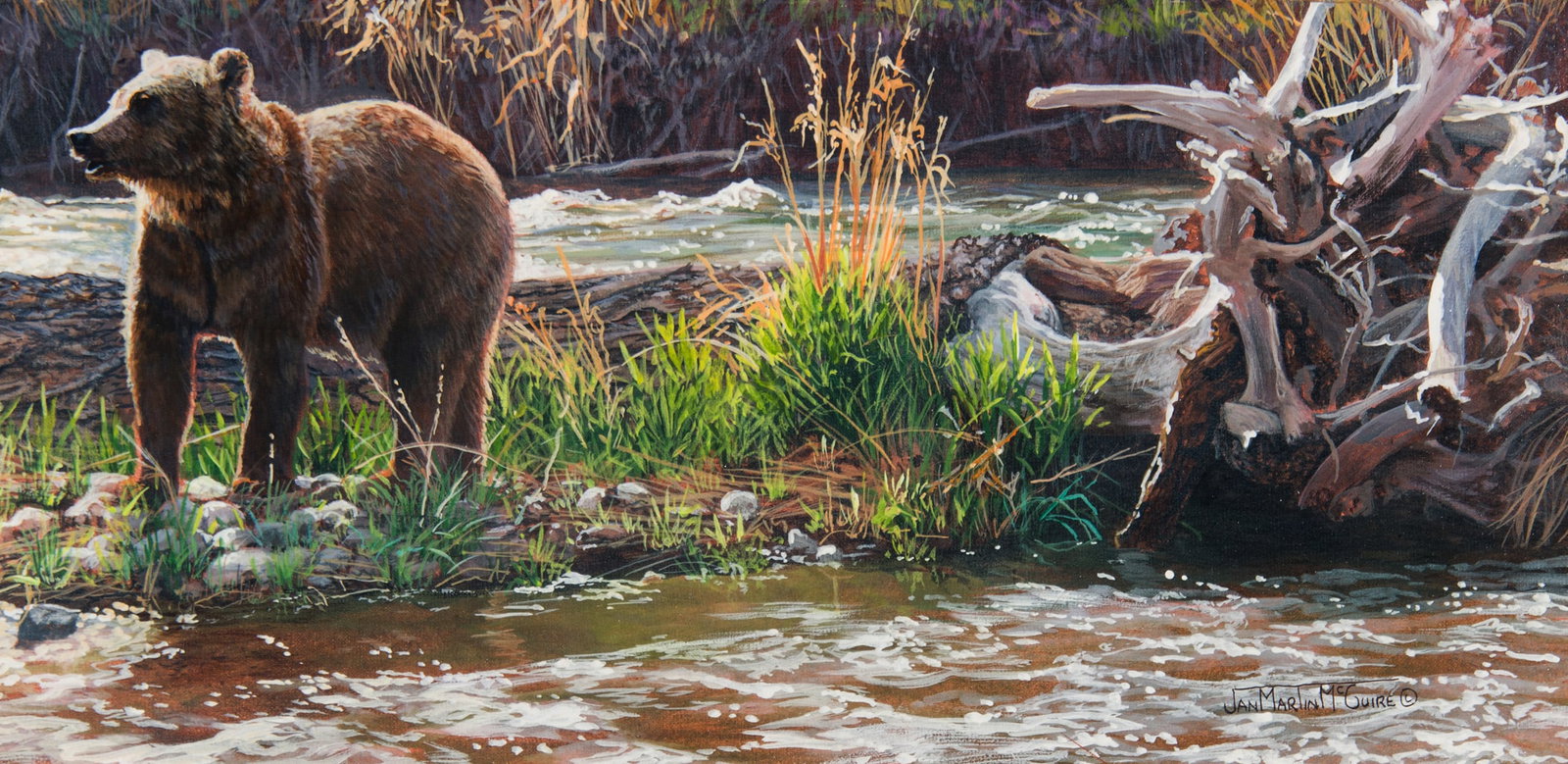 Jan McGuire, "Something Up River" (1 of 3)