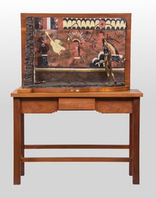 Dave McGary, "Muralist at Pottery Mound"