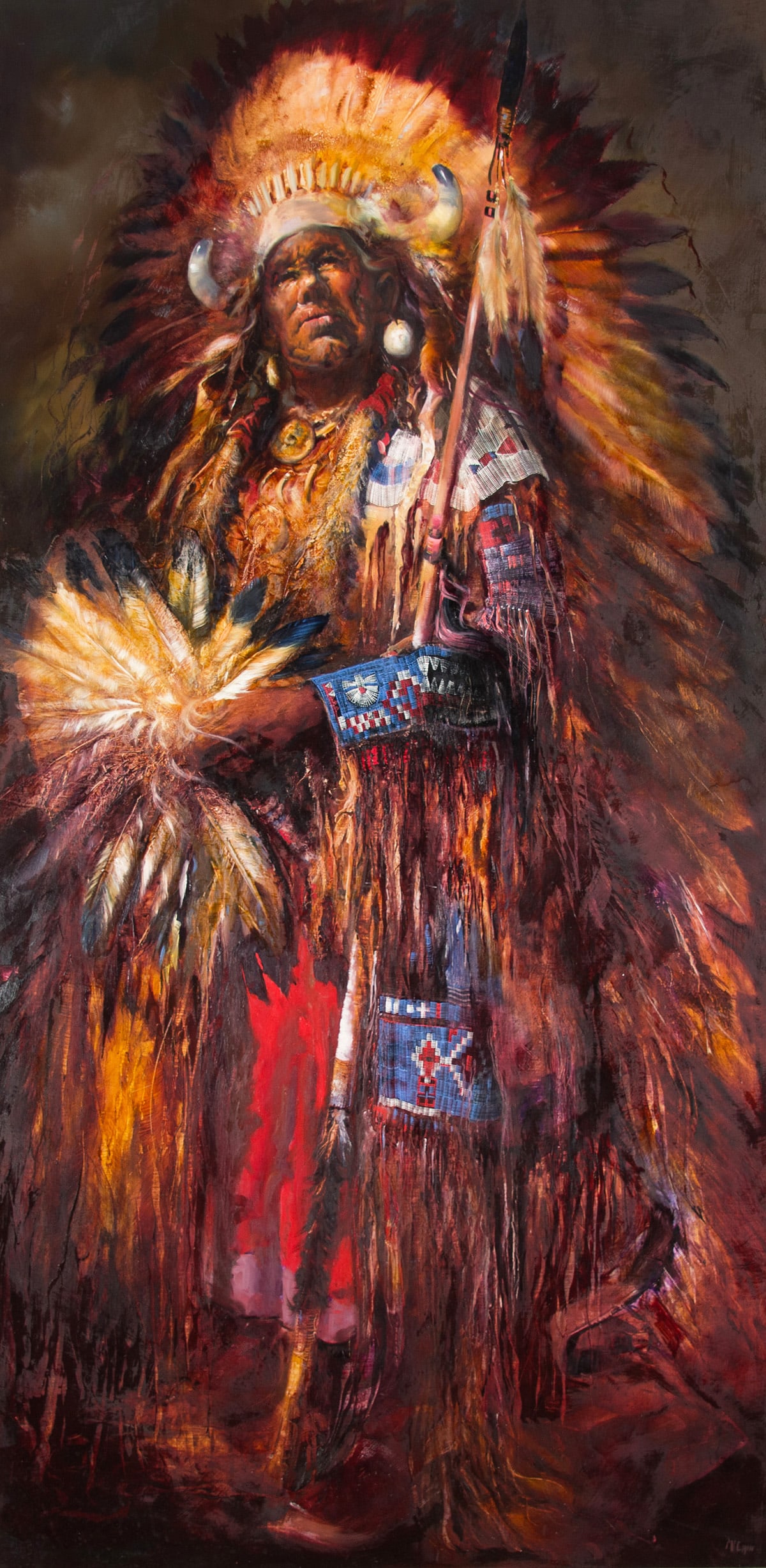 Buck McCain, "Untitled (Native American)" (1 of 3)