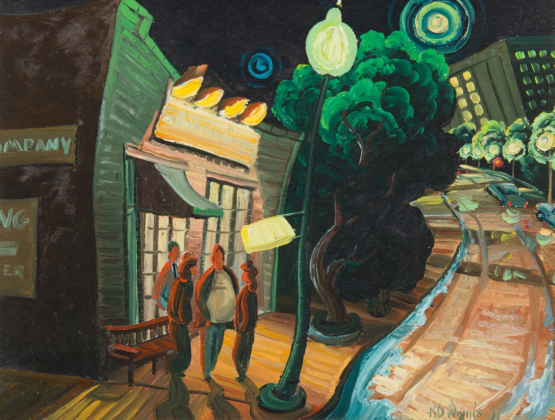 Kim Douglas Wiggins, "Evening Out" (1 of 3)