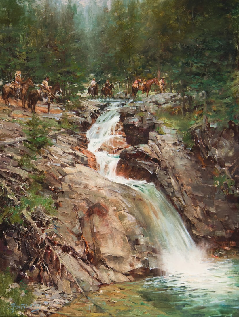 Jeff Watts, "Rendezvous at Broken Falls" (1 of 3)