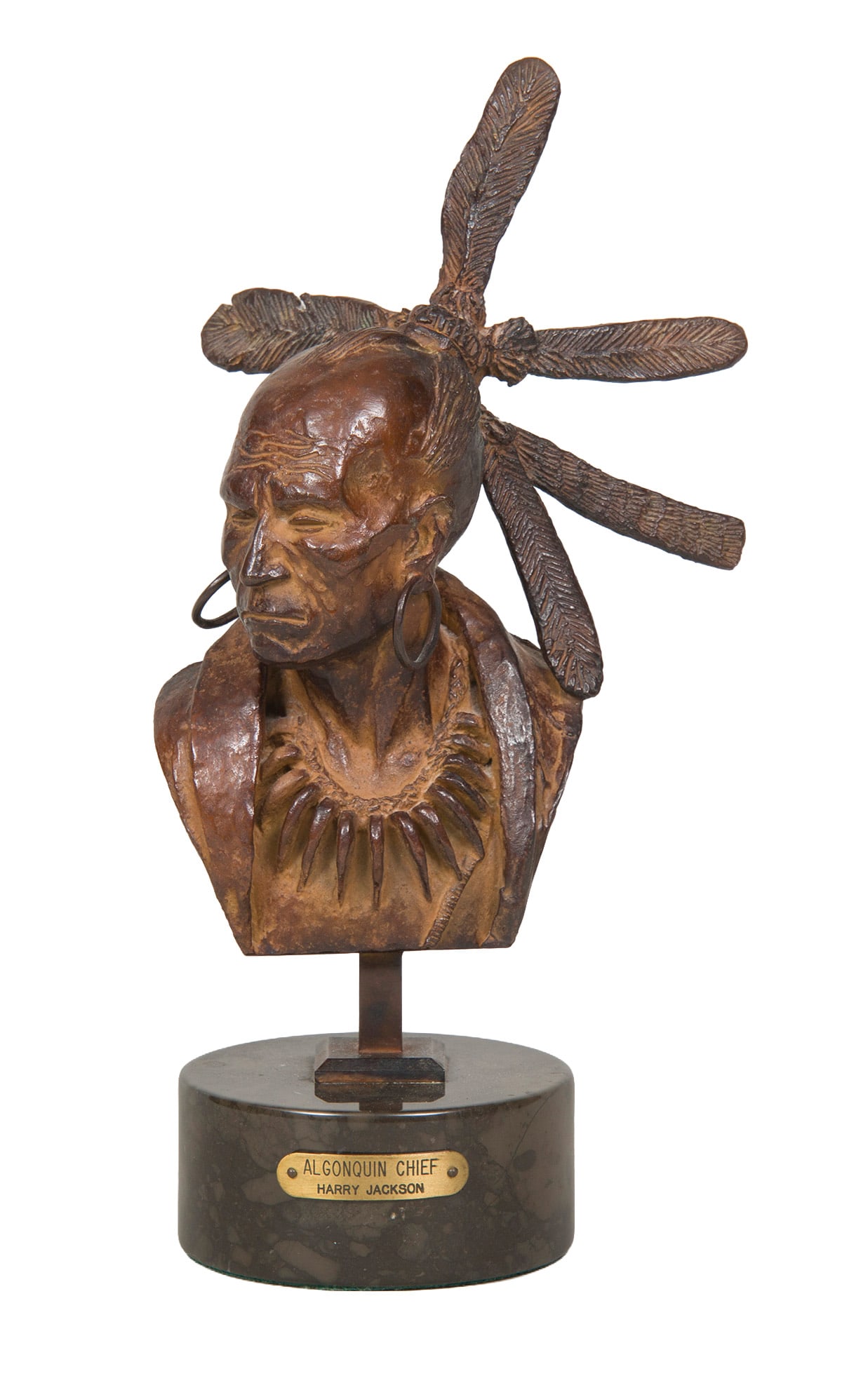 Harry Jackson, "Algonquin Chief" (1 of 3)