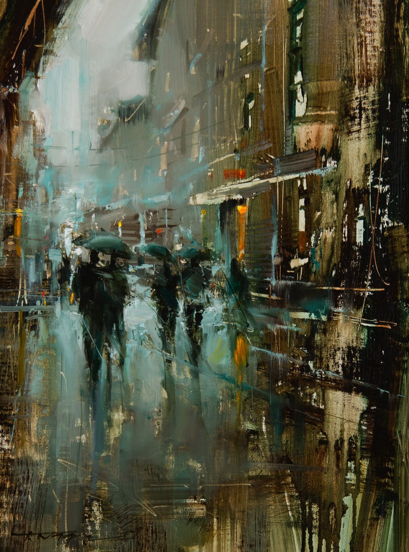 Tibor Nagy, "In The Light": Tibor Nagy (b. 1963), "In The Light", Oil on board, 16 x 12 inches, Shipping Dimensions: 22 x 18 x 3 inches Signed lower Left