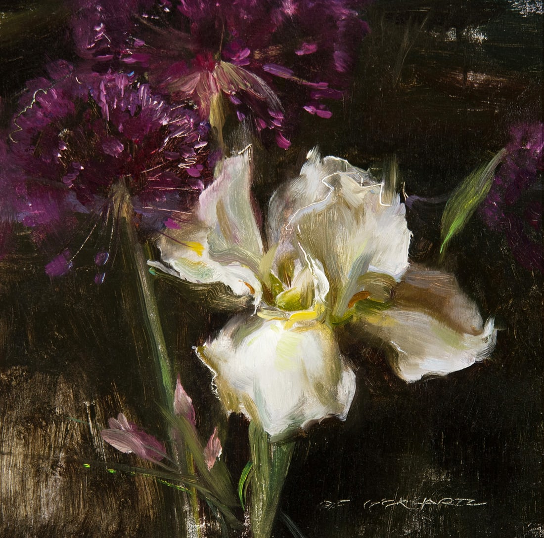 Daniel Gerhartz, "Allium & Iris" (1 of 3)