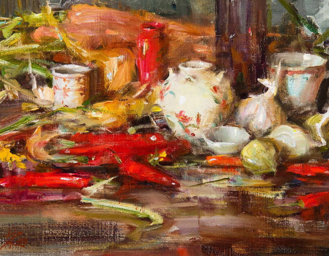 Laura Robb, "Still Life with Red Chiles" (1 of 3)
