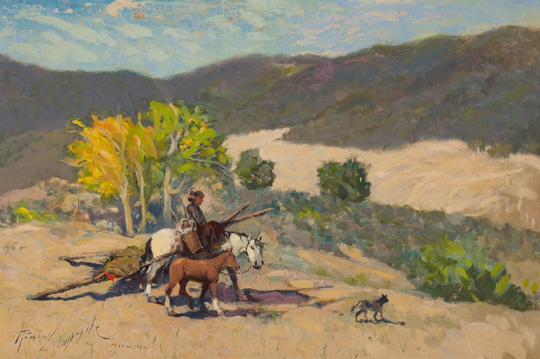Raphael Lillywhite, "Untitled (Indian Madonna on horseback)" (1 of 3)
