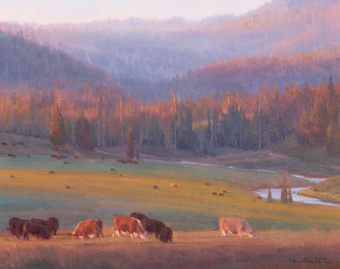 Michael Albrechtsen, "Catching The Moment": Michael Albrechtsen (b. 1962), "Catching The Moment", Oil on canvas, 16 x 20 inches, Shipping Dimensions: 25 x 29 x 3 inches Signed lower right Signed and titled verso