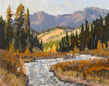 Wayne Wolfe, "Untitled (Mountain stream)"