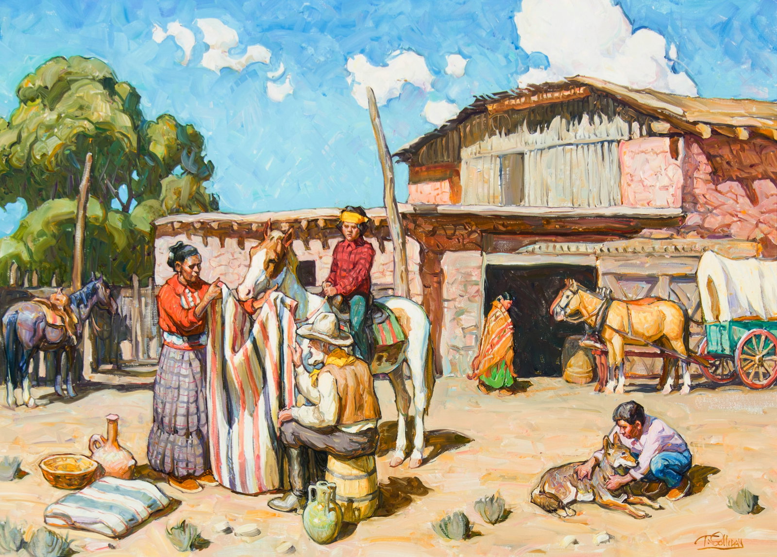 Tim Solliday, "Old Hubbell Trading Post" (1 of 3)
