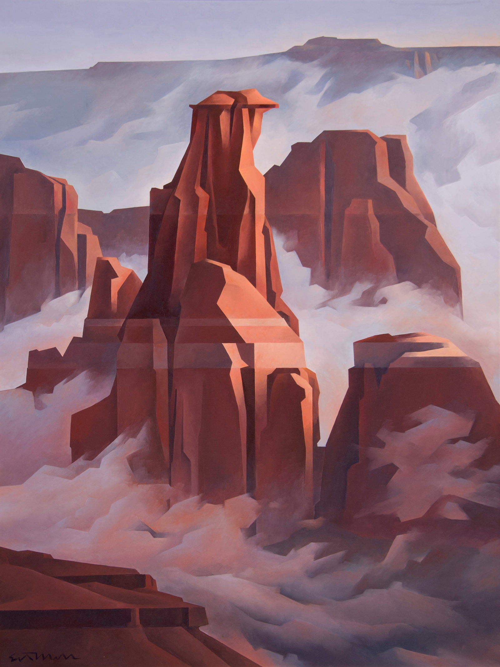 Ed Mell, "Canyon Fog" (1 of 4)