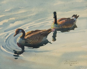 Robert Lougheed, "Untitled (Canada geese)"